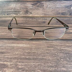 Michael Kors Women's Eyeglasses MK 127 216 Brown Metal Frames Only 51-19-140